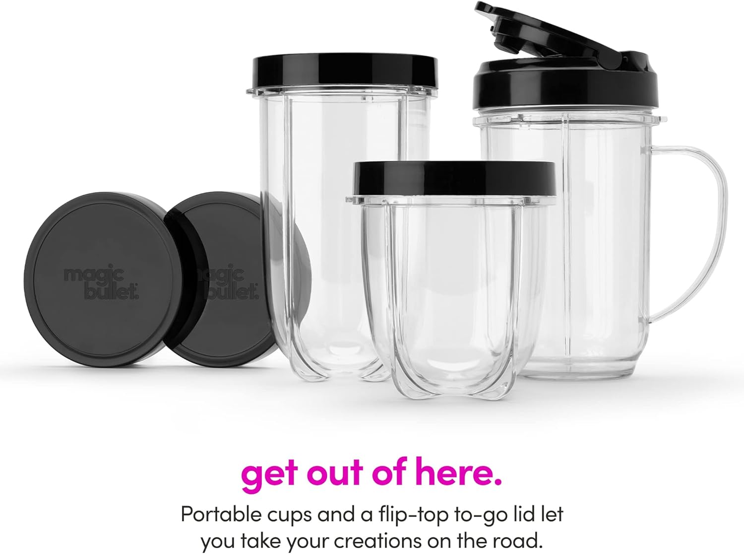 Compact Personal Blender – 11-Piece Set | Powerful Mini Blender for Shakes, Smoothies & Juices | Stainless Steel Blades | Space-Saving Design – Silver